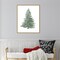 Floursack Holiday Tree by Danhui Nai Canvas Wall Art Print Framed